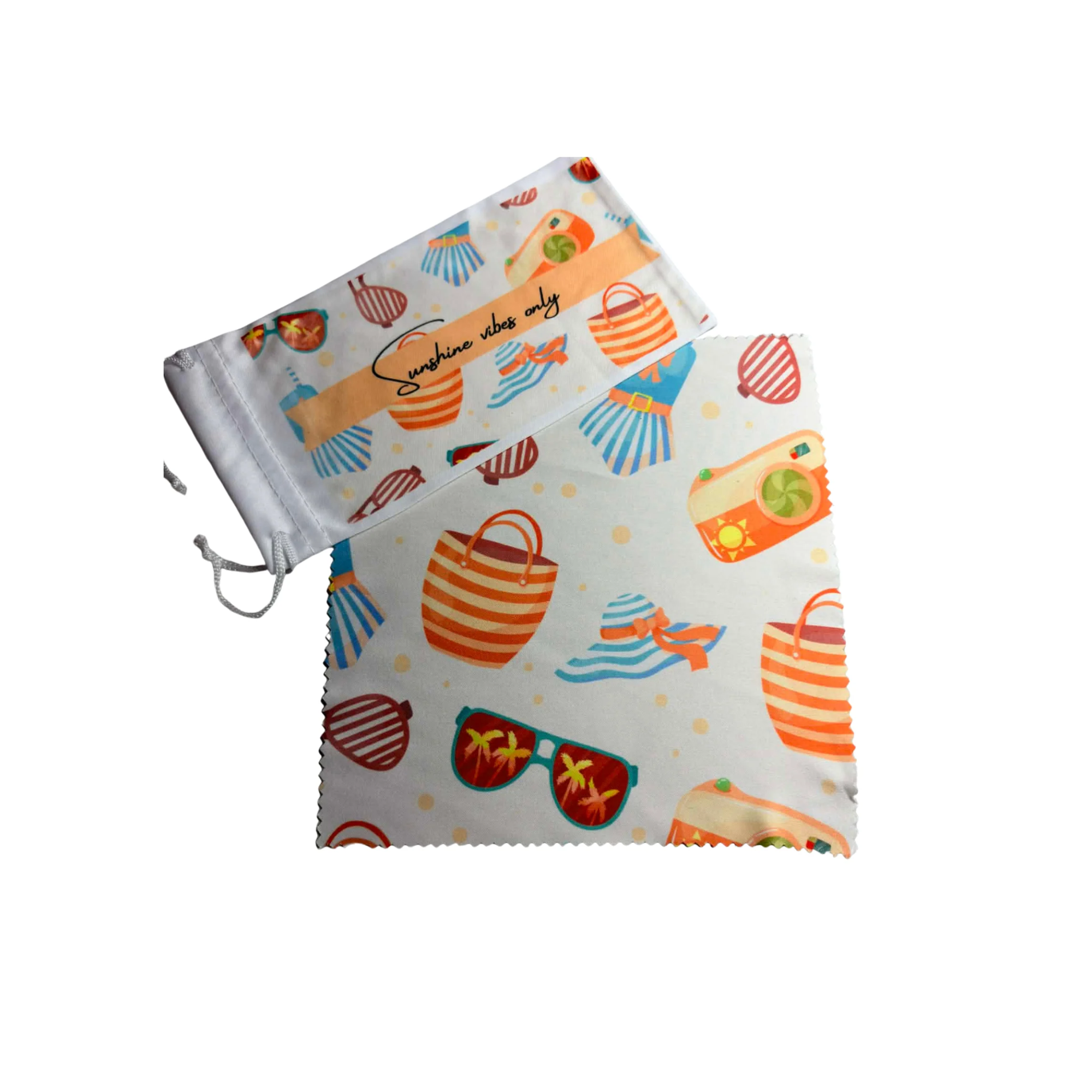 Ensemble protège-lunettes & lingette assortie