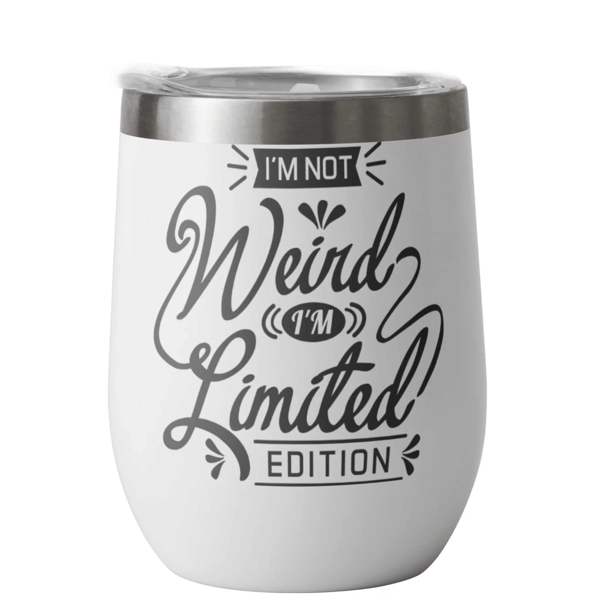 Tumbler verre à vin 12 oz personnalisé 🍷✨