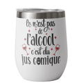 Tumbler verre à vin 12 oz personnalisé 🍷✨