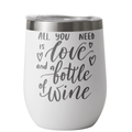 Tumbler verre à vin 12 oz personnalisé 🍷✨
