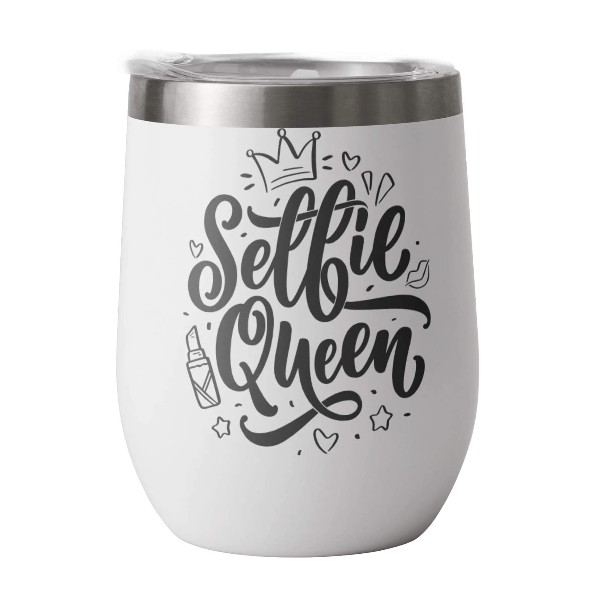 Tumbler verre à vin 12 oz personnalisé 🍷✨