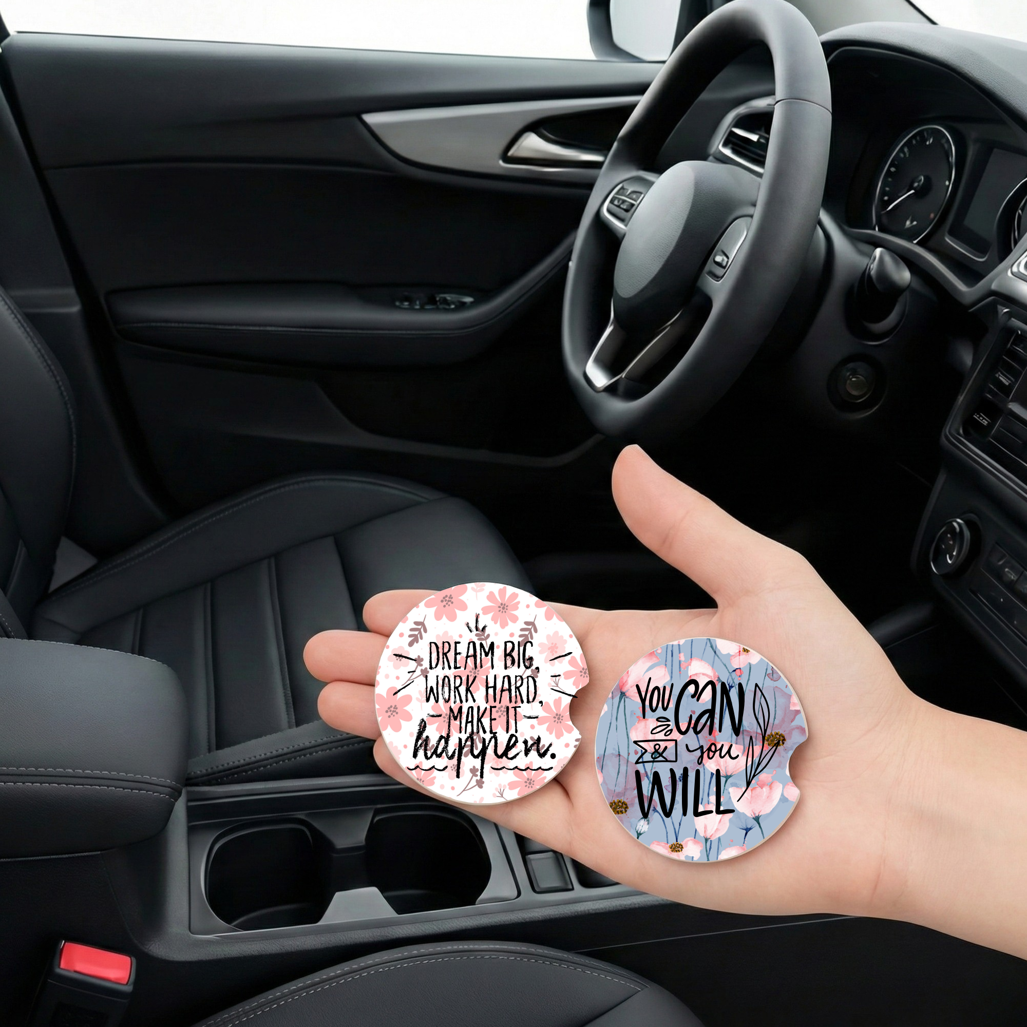 Sous-verre pour voiture – personnalisés