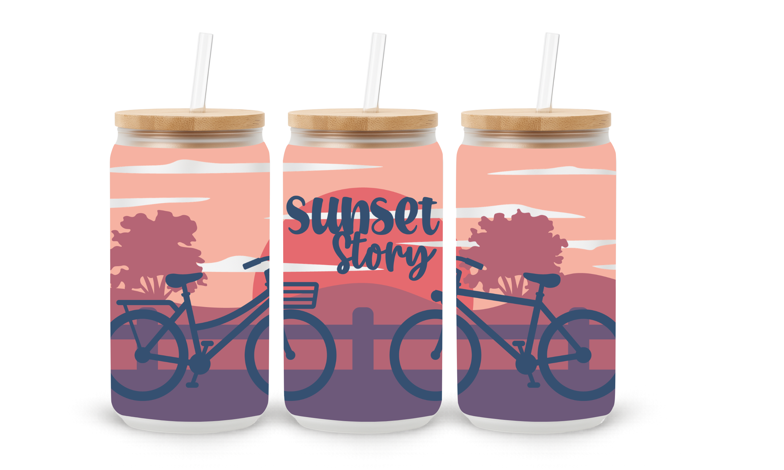 Verre givré 16 oz – Sunset Story