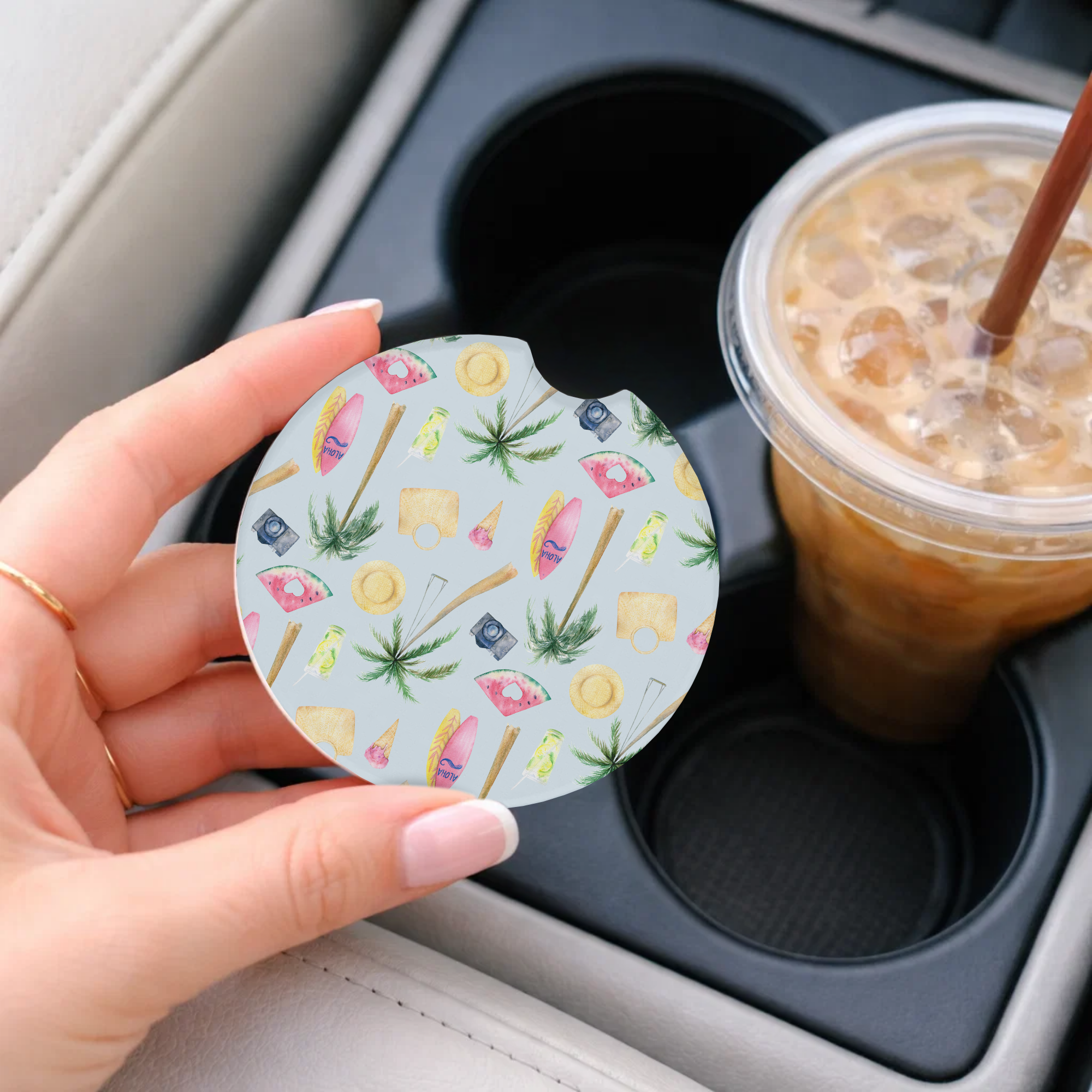 Sous-verre pour voiture – personnalisés