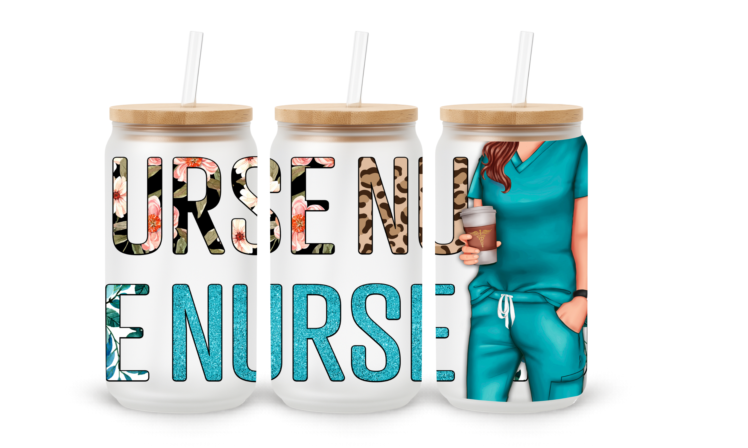 Verre givré 16 oz – Nurse Life
