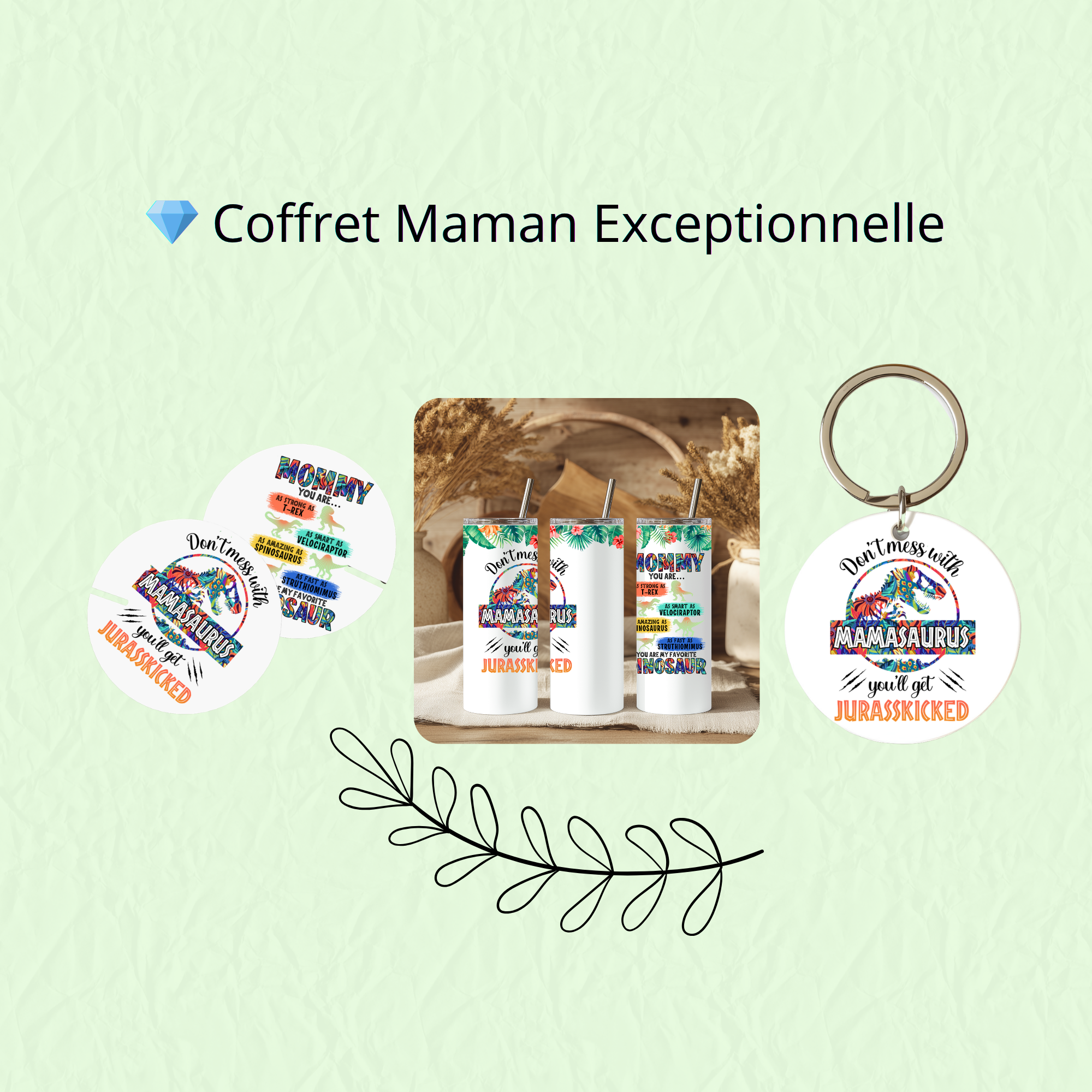 Ensemble cadeau Maman Exceptionnelle