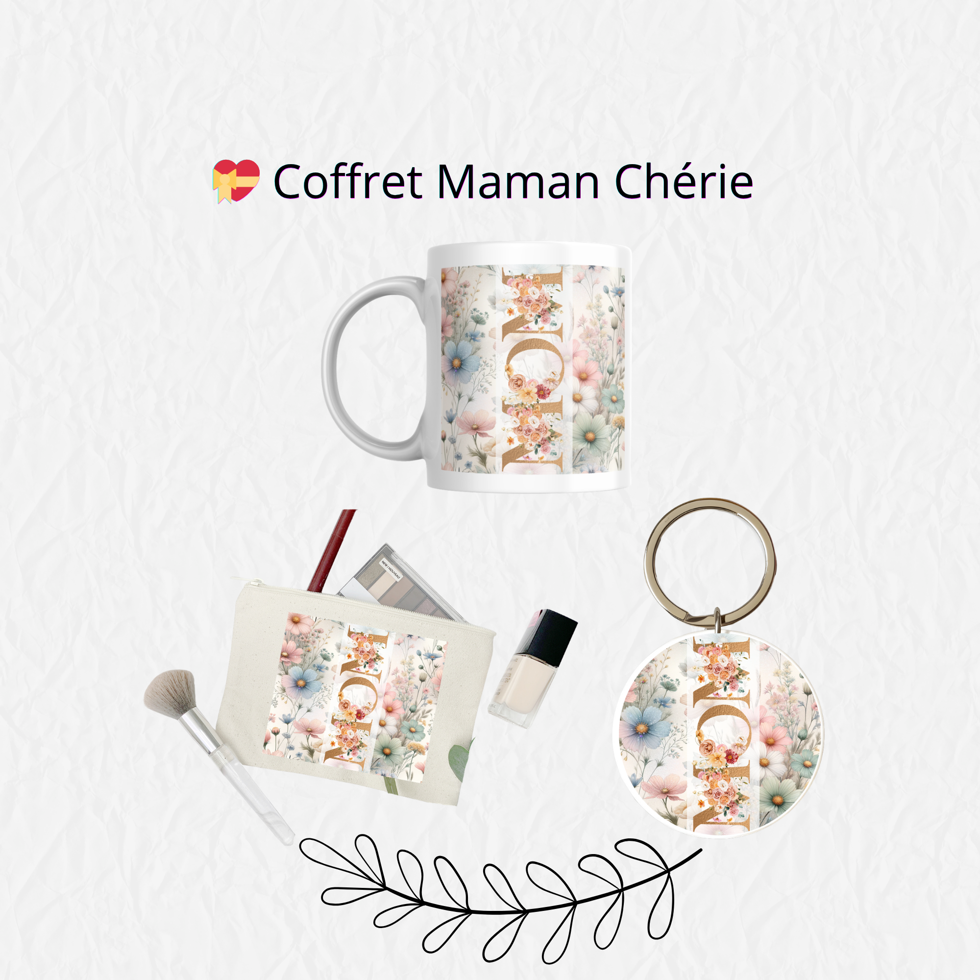 Ensemble cadeau Maman Chérie