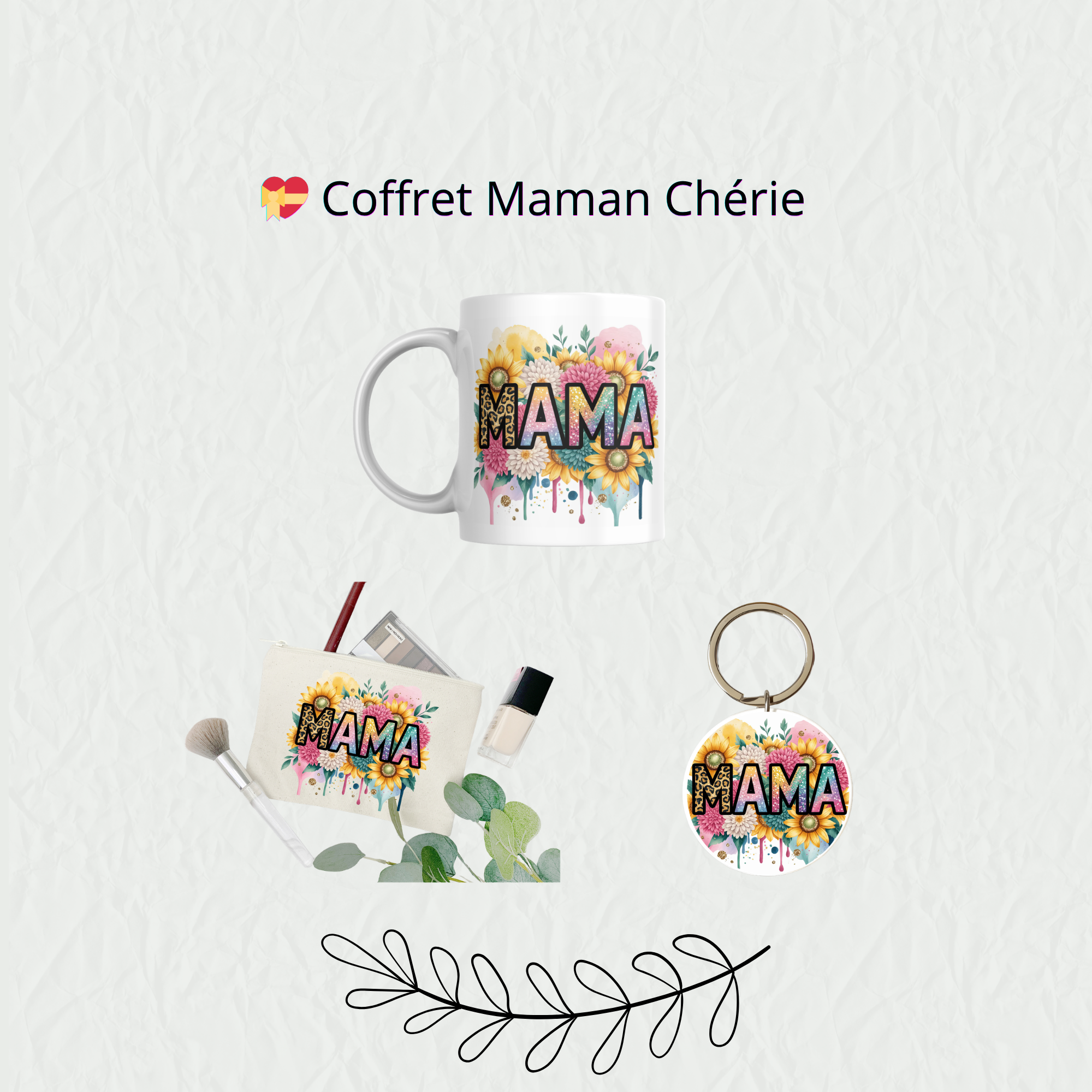 Ensemble cadeau Maman Chérie
