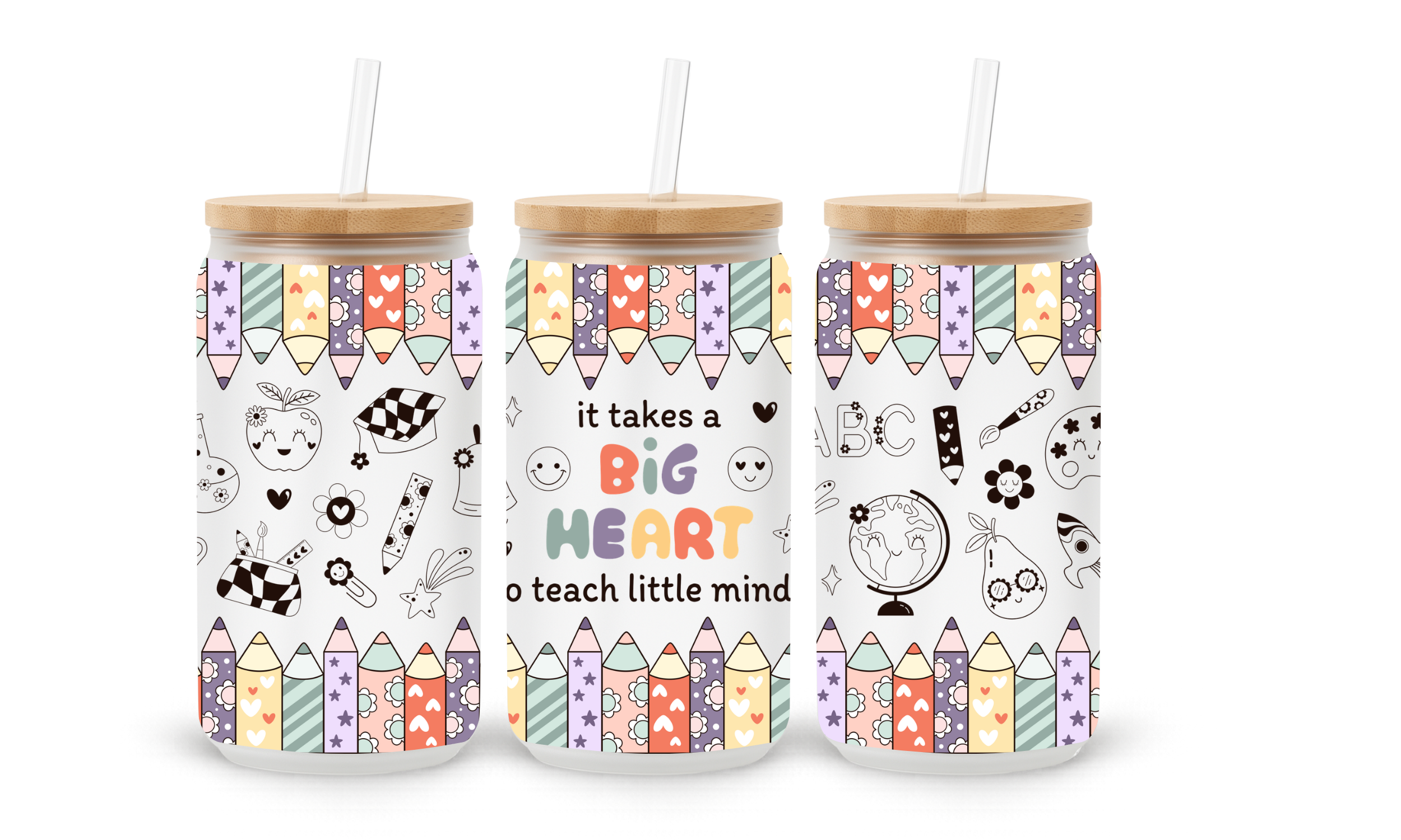 Verre givré 16 oz – Parce qu’une enseignante fait toute la différence