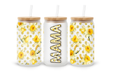 Verre givré 16 oz – Maman d’amour & fleurs