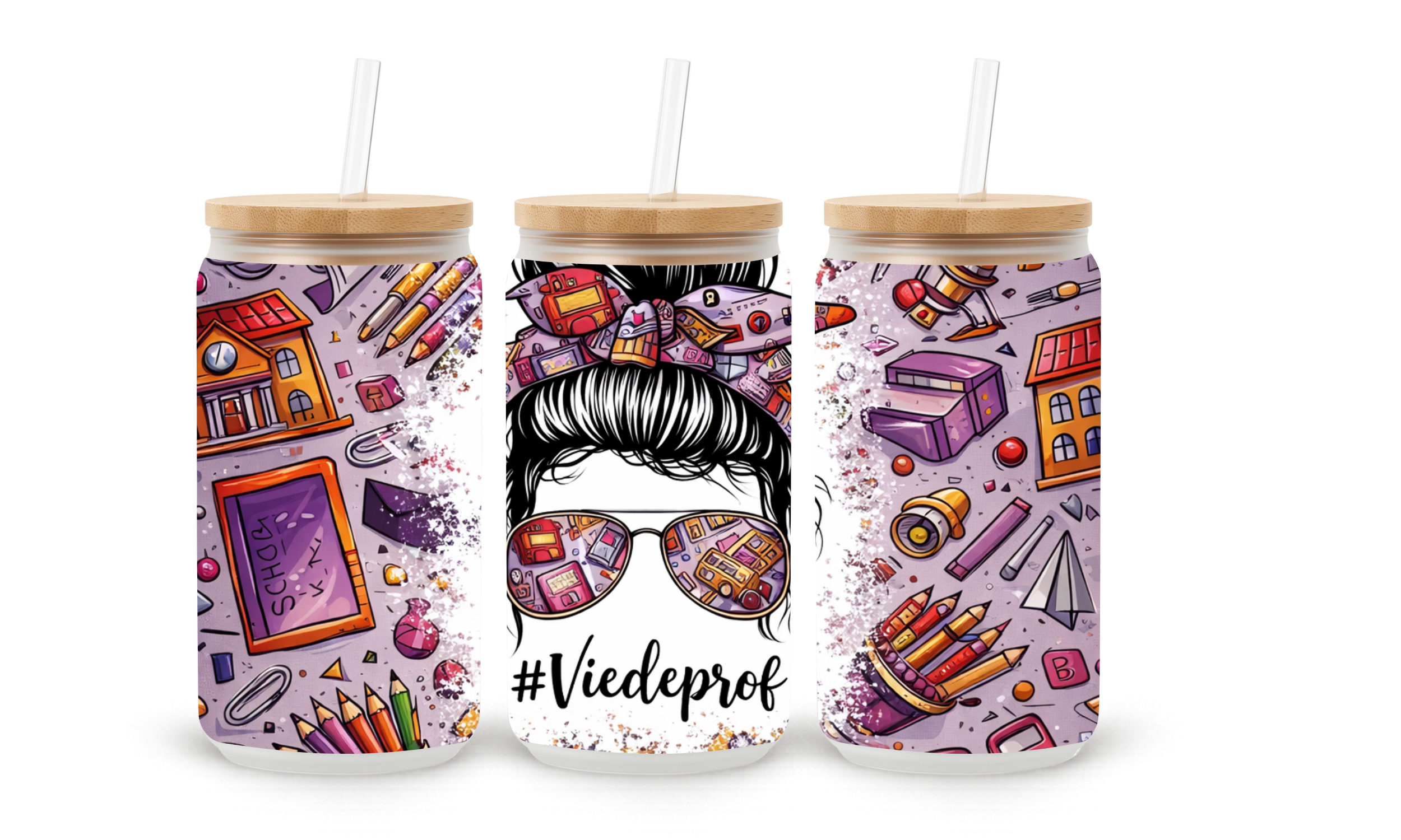 Verre givré 16 oz – Vie de prof